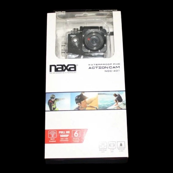Naxa NDC-407 Waterproof FHD Action Camera 2'' TFT LCD Screen Full HD 1080p NEW - Picture 3 of 6